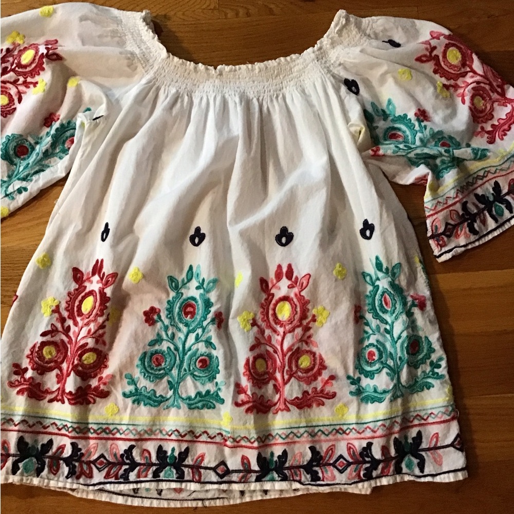Embroided  Blouse size large